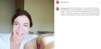 El mensaje de Lizy Tagliani