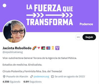 Descripción de la cuenta falsa