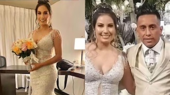 Pamela López usó su vestido