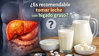 ¿Puedo tomar leche si tengo hígado graso? Beneficios y riesgos
