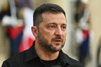 El presidente ucraniano Volodimir Zelensky