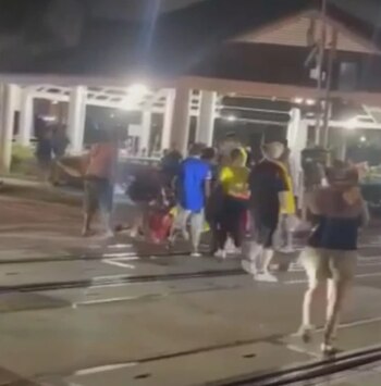 Aficionado colombiano resultó herido en