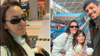 El inconveniente de Floppy Tesouro con su hija Moorea en el aeropuerto antes de volar a España