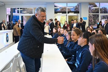 El presidente de la AFA,