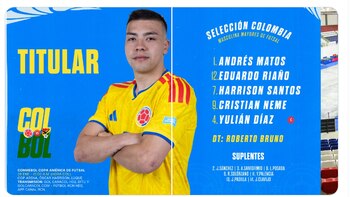 Así formará la selección Colombia