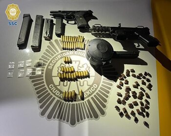 El arresto y aseguramiento fue