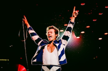 FILE Harry Styles on stage for the first night of a 15-show concert residency at Madison Square Garden in New York, Aug. 20, 2022. Styless latest Madison Square Garden takeover is part of a trend that some say transfers the cost of touring to fans. (The New York Times)