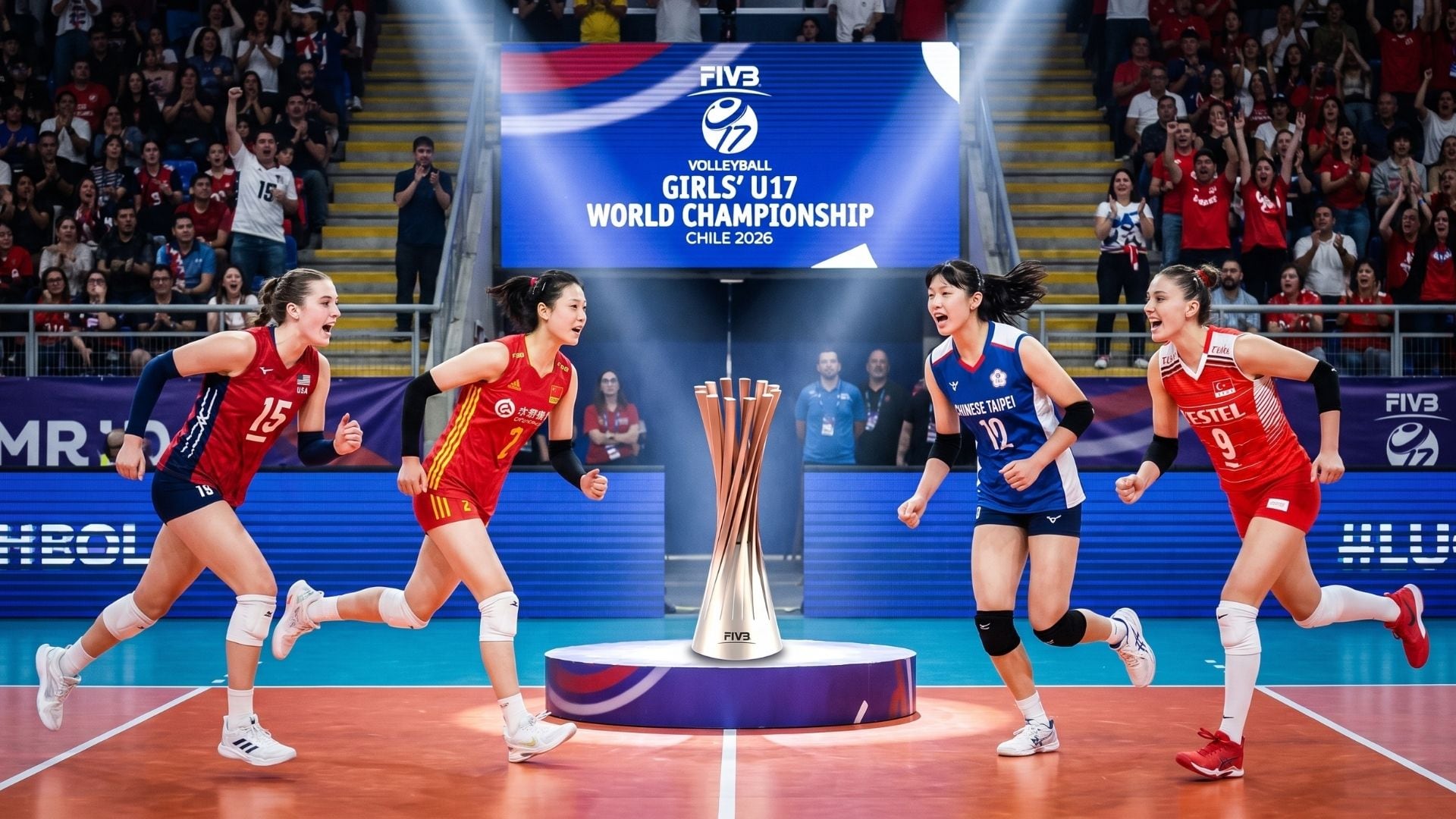 Semifinales confirmadas del Mundial Sub 17 de vóley 2026. Crédito: Imagen Ilustrativa Infobae.
