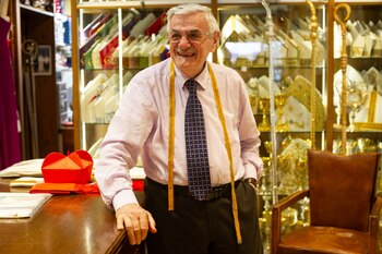 Raniero Mancinelli, sastre que ha