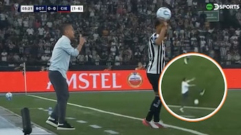 Horacio Melgarejo recibió llamado de atención tras peculiar acción en Cienciano vs Botafogo por Copa Sudamericana