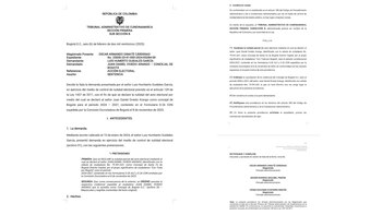 Esta fue la solicitud de