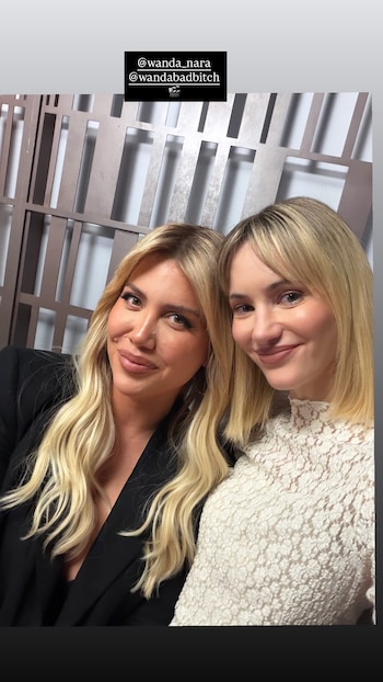 Karla Kovacic com Wanda Nara