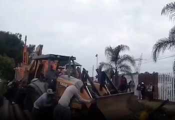 (Captura de pantalla de un video publicado por ContraMáscaras)