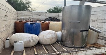 Lo hallado en la zona