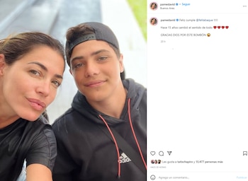 El tierno posteo de Pamela