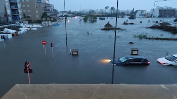 Alerta roja en Gandía, Oliva o Denia por la DANA Adam, en directo: última hora de las lluvias torrenciales en Valencia, Baleares y Cataluña