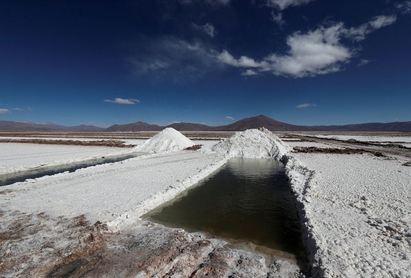 La extracción de carbonato de litio acumuló un crecimiento de 49,4% en el primer semestre de 2026, según el Indec. (Reuters)