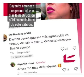 Dayanita anuncia que responderá a