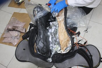 Los paquetes de fentanilo fueron