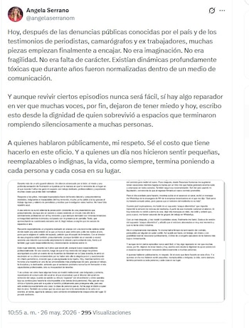 crédito @angelaserranom/X