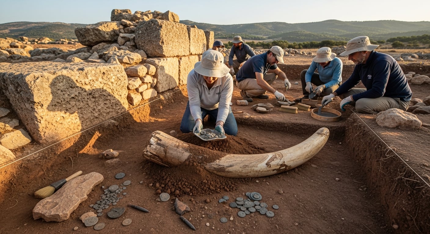 El fragmento, junto a monedas y proyectiles, respalda la hipótesis de actividad militar cartaginesa en la península ibérica contra Roma - (Imagen Ilustrativa Infobae)