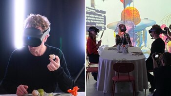 El espacio del comedor se