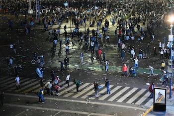 Final Copa Mundial de la FIFA 2026 – Argentina Vs España - Incidentes Obelisco