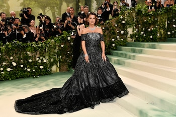 Penelope Cruz en la Met Gala del año 2024, en Nueva York. (Foto Evan Agostini/Invision/AP)