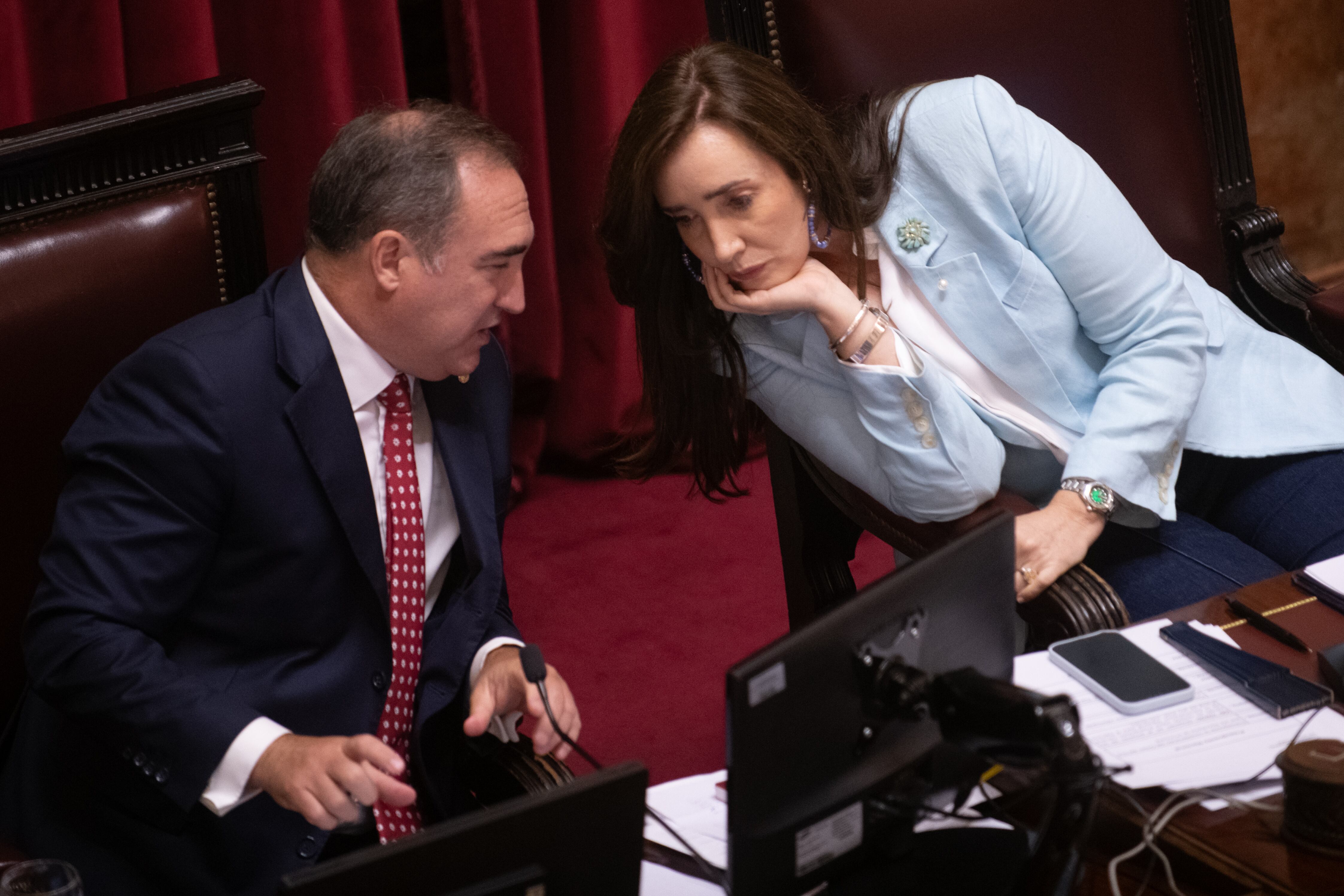 El secretario parlamentario del Senado, Agustín Giustinian (Fotos: Jaime Olivos)