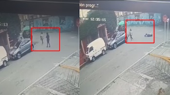 Mujer ataca a vecinos sin