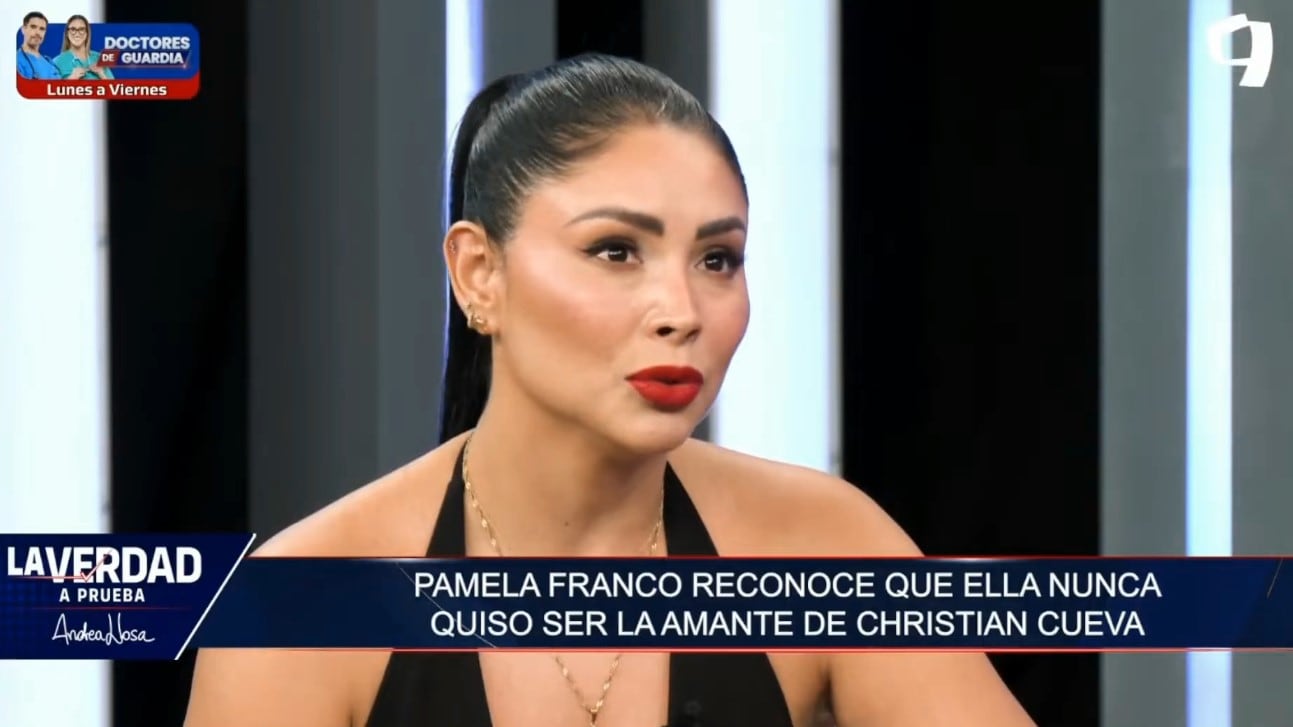 Pamela Franco se sincera: reconoce errores y habla de su romance con Christian Cueva. Captura: Andrea.