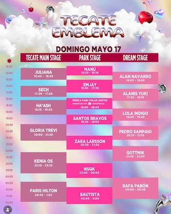 Domingo 17 de mayo: escenarios y horarios para planear el día
(RS)
