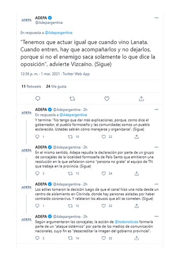 El extenso repudio de ADEPA