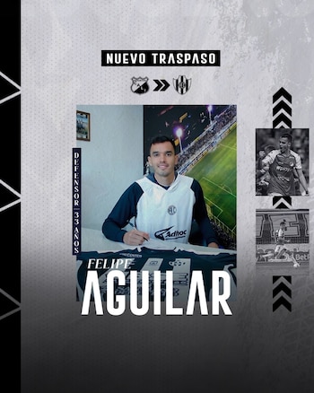Felipe Aguilar fue confirmado por el cuadro argentino como refuerzo para el segundo semestre del 2026 - crédito Central Córdoba