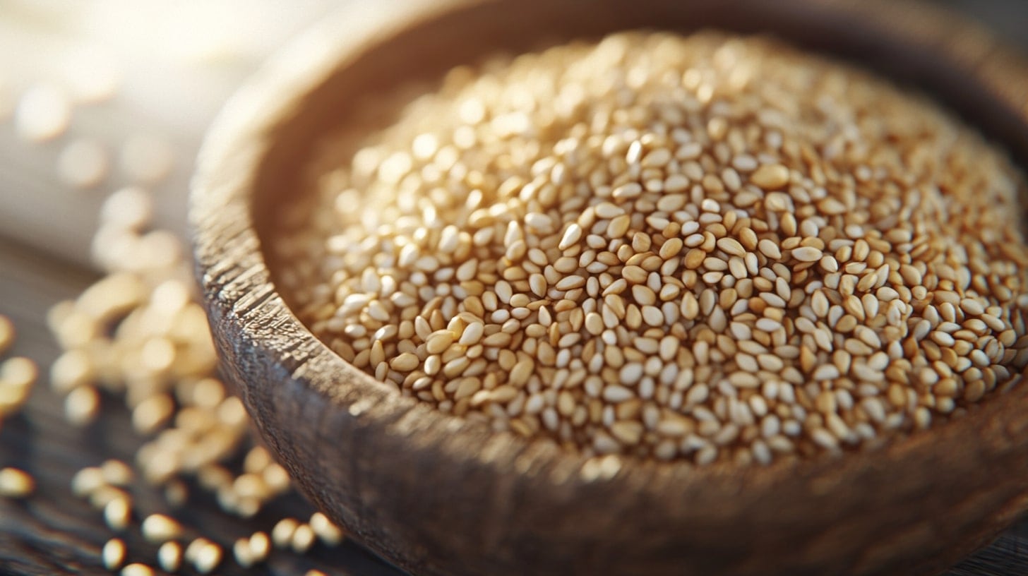 Incorporar semillas de sésamo en la alimentación ayuda a reducir el colesterol y los triglicéridos, según nutricionistas citados (Imagen Ilustrativa Infobae)