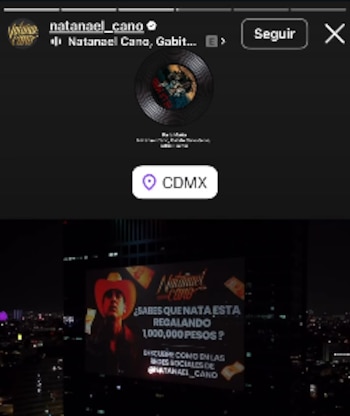 Natanael Cano lanzó una convocatoria en esu redes para una competencia presencial de códigos QR en la CDMX por el lanzamiento de su próximo álbum. (Instagram/@natanael_cano)