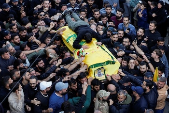El funeral de Abbas Raad,