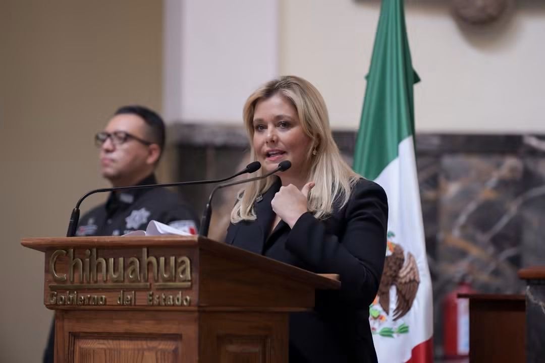 La dirigente de Morena cuestionó a Maru Campos por sumar a excolaboradores de Felipe Calderón en su equipo de asesores. (@MaruCampos_G)