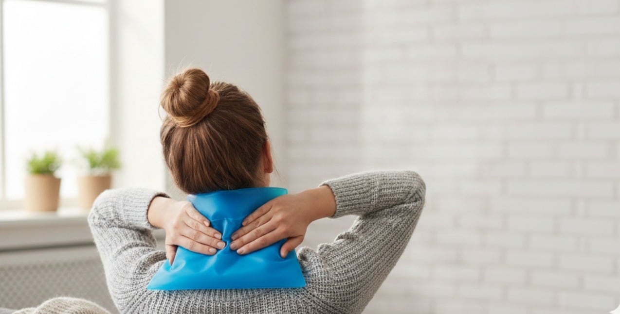 Aplicar calor, incorporar ejercicio regular, pausas activas y técnicas de relajación favorecen el bienestar cervical (Imagen Ilustrativa Infobae)