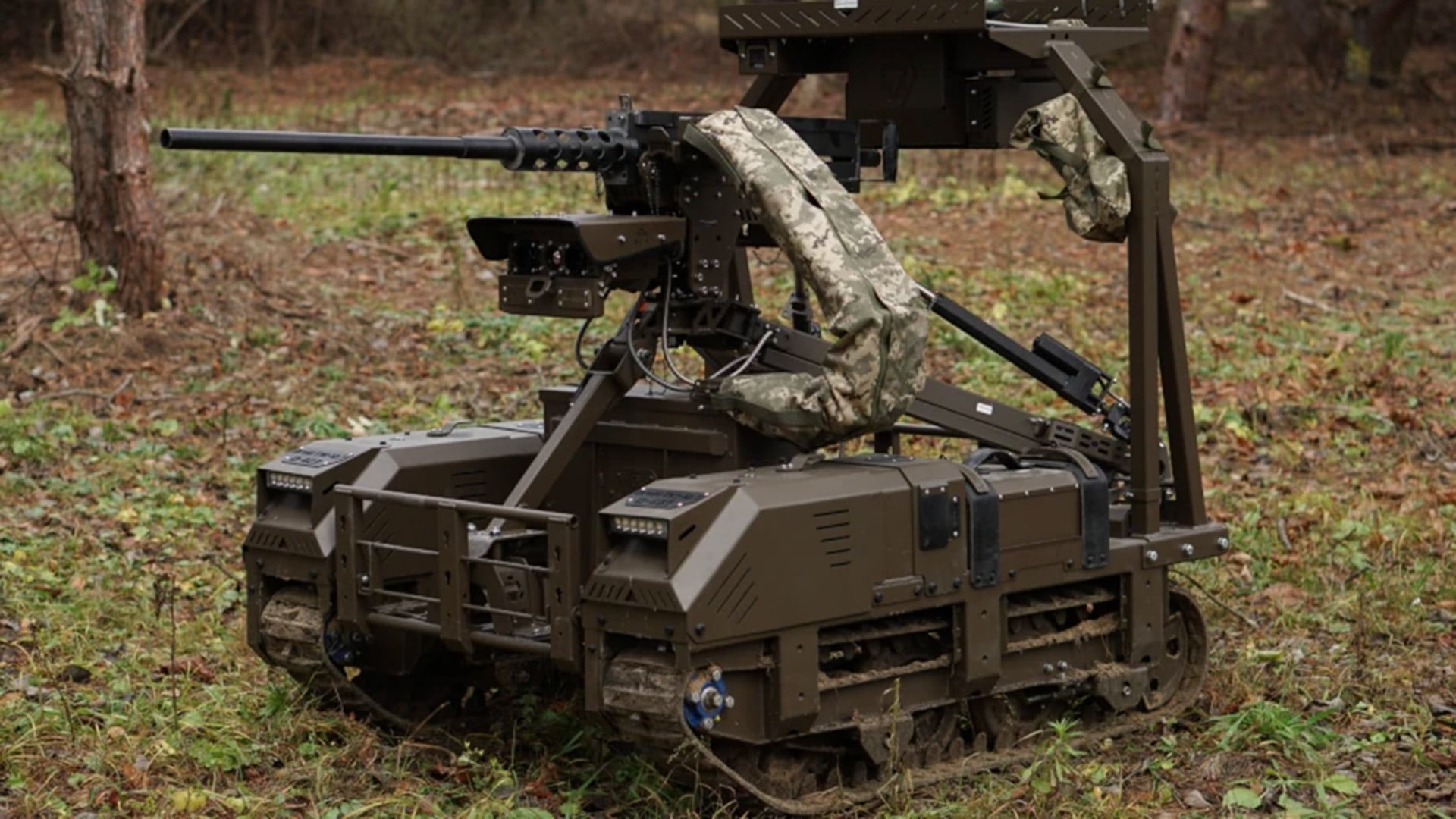 El modelo DevDroid TW 12.7 lleva integrada una ametralladora Browning M2 calibre .50