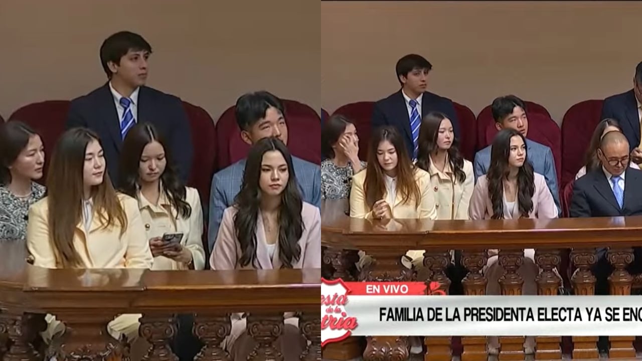 Kyara Villanella asistió con su novio Adrián Harboe a la juramentación de Keiko Fujimori como presidenta