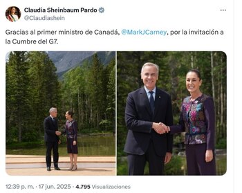 Sheinbaum llegó a la cumbre