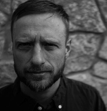 El escritor estadounidense Frank Bill,