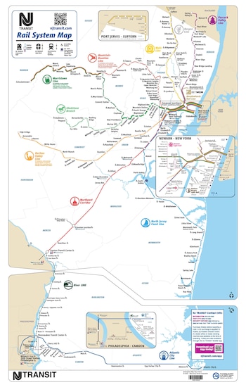 Los pasajeros deberán realizar allí el transbordo hacia la Meadowlands Rail Line antes de cada partido.