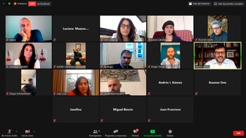 Del encuentro virtual también participaron