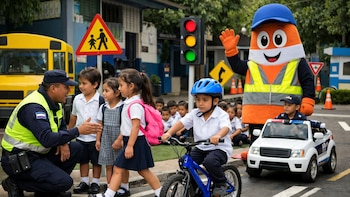 De las aulas a las carreteras: El Salvador busca reducir la siniestralidad mediante cultura vial desde la niñez