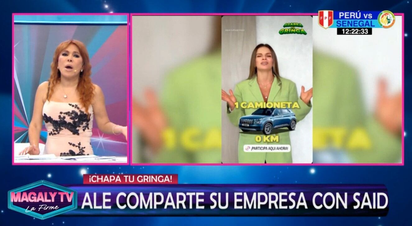 Polémica: Alejandra Baigorria apuesta por negocio con Said Palao tras imágenes en Argentina. Captura: Magaly TV La Firme.