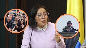 Jennifer Pedraza también cuestionó a Gustavo Petro por la presencia de militares con fusiles en la Plaza de Bolívar - crédito Colprensa - @petrogustavo/X - captura @JenniferPedraz/X