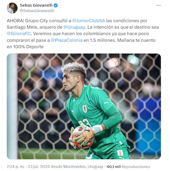 Santiago Mele podría dejar el