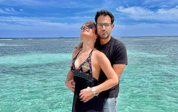 Nataly Umaña y Alejandro Estrada llevan cinco años de casados - crédito @alejoestrada/Instagram